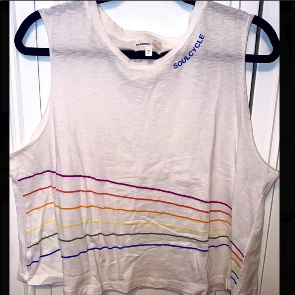 SoulCycle X Sundry Rainbow Tank Size L